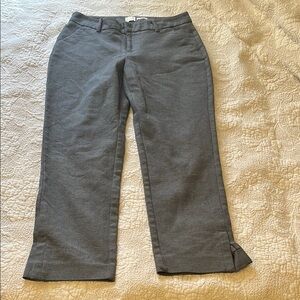 a new day Gray Cropped Pants with Cuffed Hem